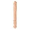 Dildo doppio stimolante pelle chiara 25,5 cm Dildo doppio stimolante pelle chiara 25,5 cm