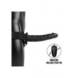 Vibratore Strapon cavo 27 cm nero Vibratore Strapon cavo 27 cm nero