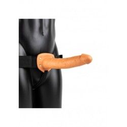 Vibratore Strapon cavo 27 cm mulatto Vibratore Strapon cavo 27 cm mulatto