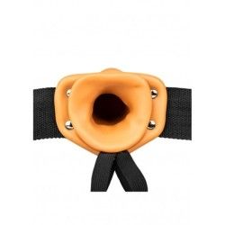Fallo Strapon cavo 27 cm mulatto Fallo Strapon cavo 27 cm mulatto