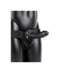 Fallo Strapon cavo 18.5 cm nero Fallo Strapon cavo 18.5 cm nero