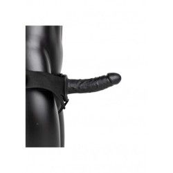 Fallo Strapon cavo 18.5 cm nero Fallo Strapon cavo 18.5 cm nero