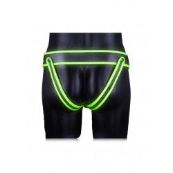 Slip sexy verde fluo/nero Ouch! Slip sexy verde fluo/nero Ouch!