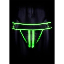 Slip sexy verde fluo/nero Ouch! Slip sexy verde fluo/nero Ouch!