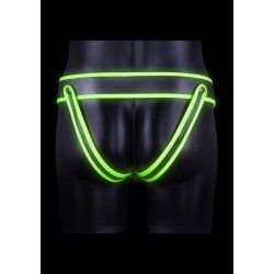 Slip sexy verde fluo/nero Ouch! Slip sexy verde fluo/nero Ouch!