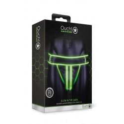 Slip sexy verde fluo/nero Ouch! Slip sexy verde fluo/nero Ouch!