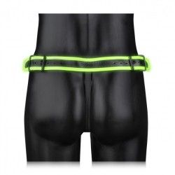 Jockstrap sexy bottoni verde fluo/nero Ouch! Jockstrap sexy bottoni verde fluo/nero Ouch!