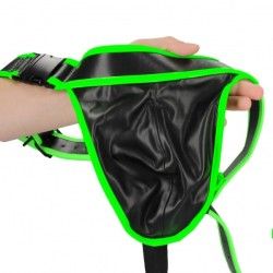 Jockstrap sexy fibbia verde fluo/nero Ouch! Jockstrap sexy fibbia verde fluo/nero Ouch!