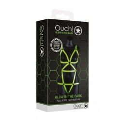 Imbracatura unisex verde fluo/nero Ouch! Imbracatura unisex verde fluo/nero Ouch!