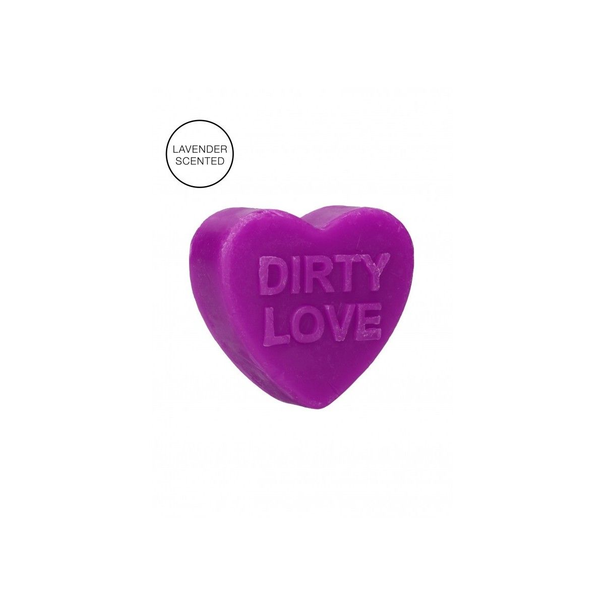 Sapone a cuore Heart Soap - Dirty Love - Lavender Scented