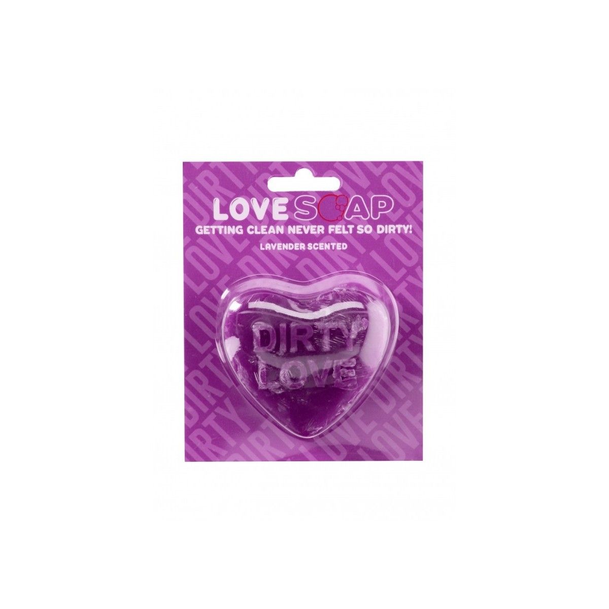 Sapone a cuore Heart Soap - Dirty Love - Lavender Scented