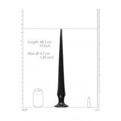 Fallo anale Ass Spike 50 cm nero Fallo anale Ass Spike 50 cm nero