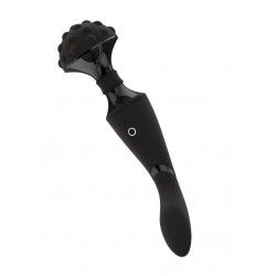 Massaggiatore wand testa rilievi Shiatsu nero Massaggiatore wand testa rilievi Shiatsu nero