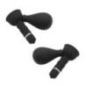 Stimola capezzoli vibranti Twins neri Stimola capezzoli vibranti Twins neri