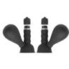 Stimola capezzoli vibranti Twins neri Stimola capezzoli vibranti Twins neri