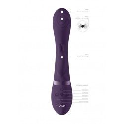Vibratore Rabbit Cato Pulse G-spot Viola Vibratore Rabbit Cato Pulse G-spot Viola