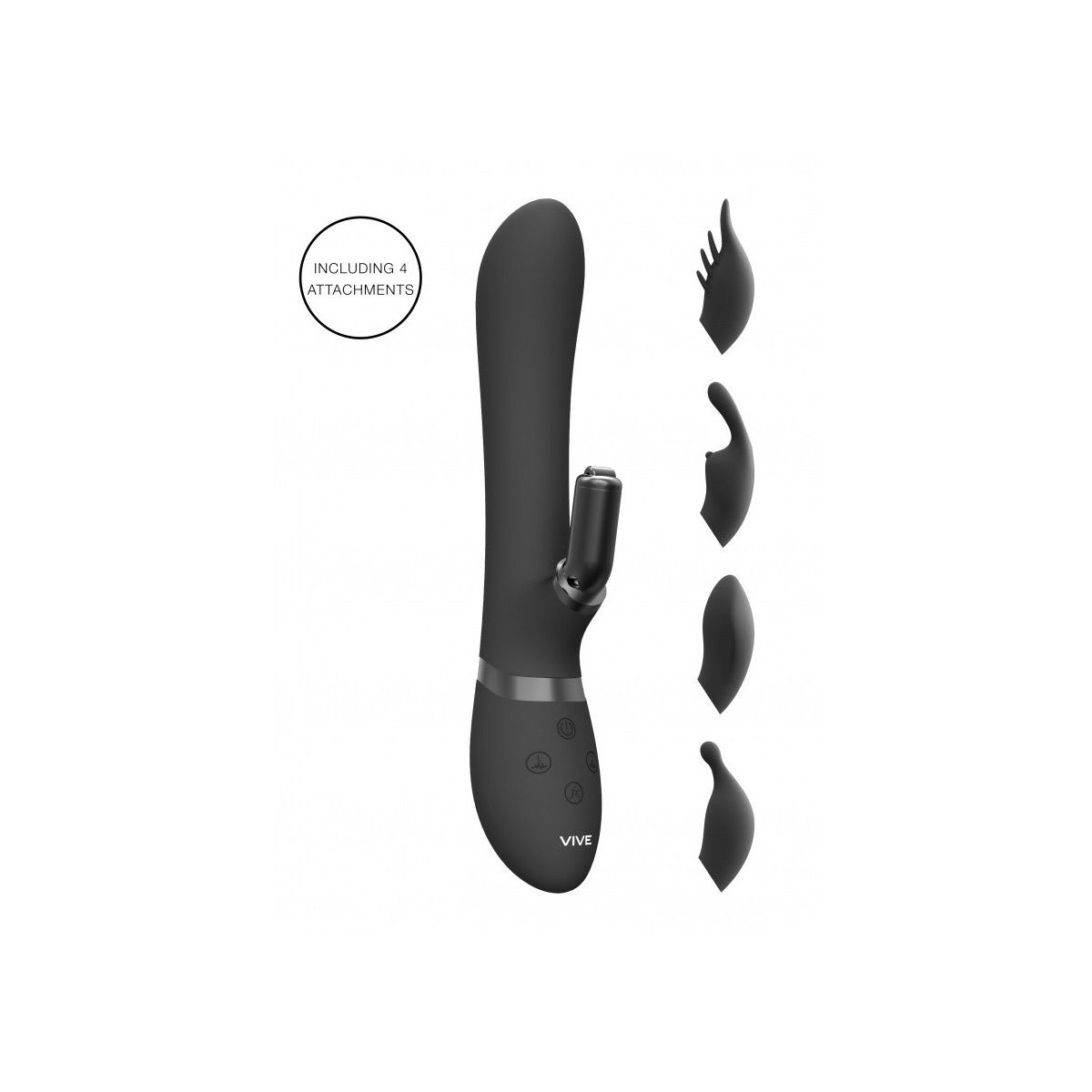 Vibratore rabbit Chou nero