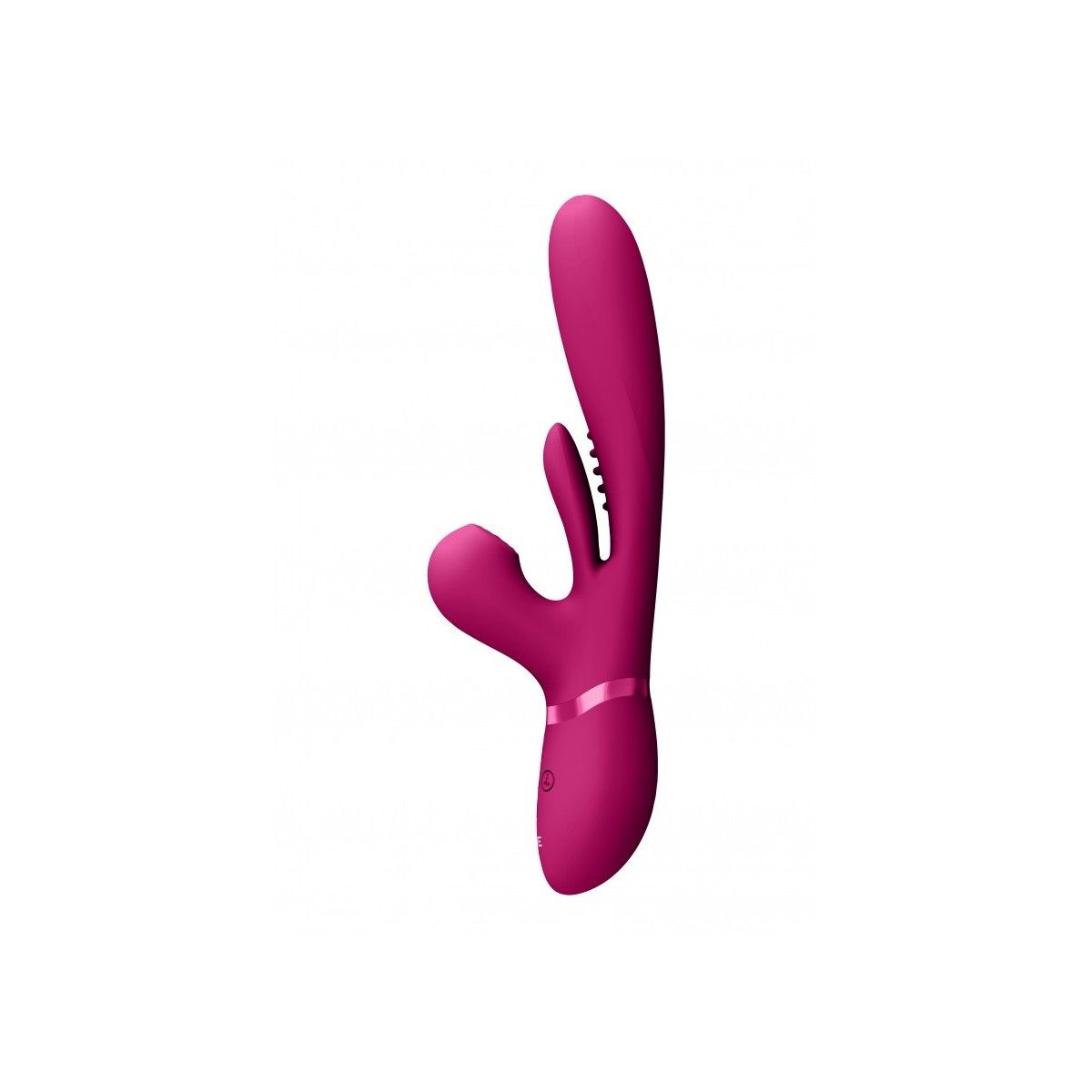 Vibratore rabbit Thrusting GSpot Flapper PulseWave Clit Stimulator Pink