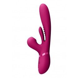 Vibratore rabbit 3 in 1 rosa Vibratore rabbit 3 in 1 rosa