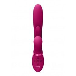 Vibratore rabbit 3 in 1 rosa Vibratore rabbit 3 in 1 rosa