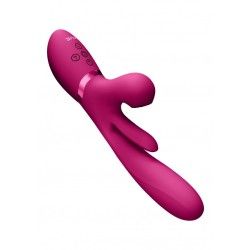 Vibratore rabbit 3 in 1 rosa Vibratore rabbit 3 in 1 rosa