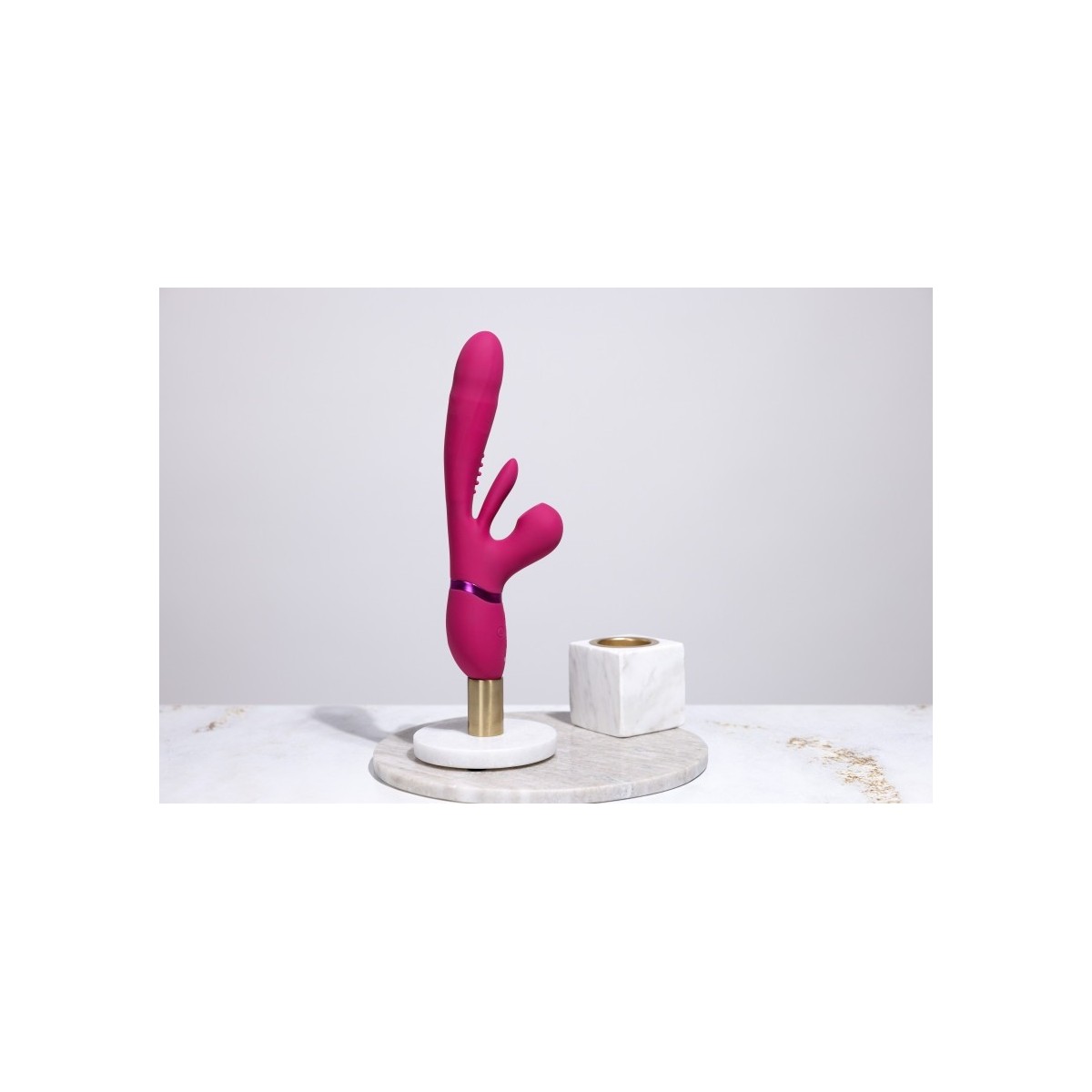 Vibratore rabbit Thrusting GSpot Flapper PulseWave Clit Stimulator Pink