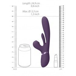 Vibratore rabbit 3 in 1 viola Vibratore rabbit 3 in 1 viola