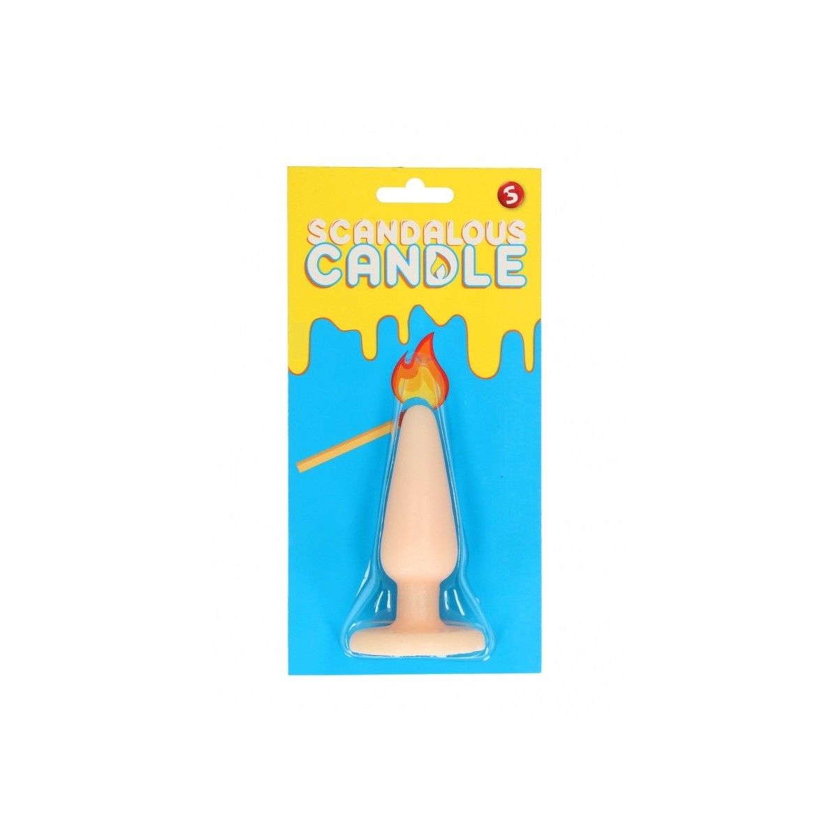 candela Scandalous Candles Butt Plug Flesh