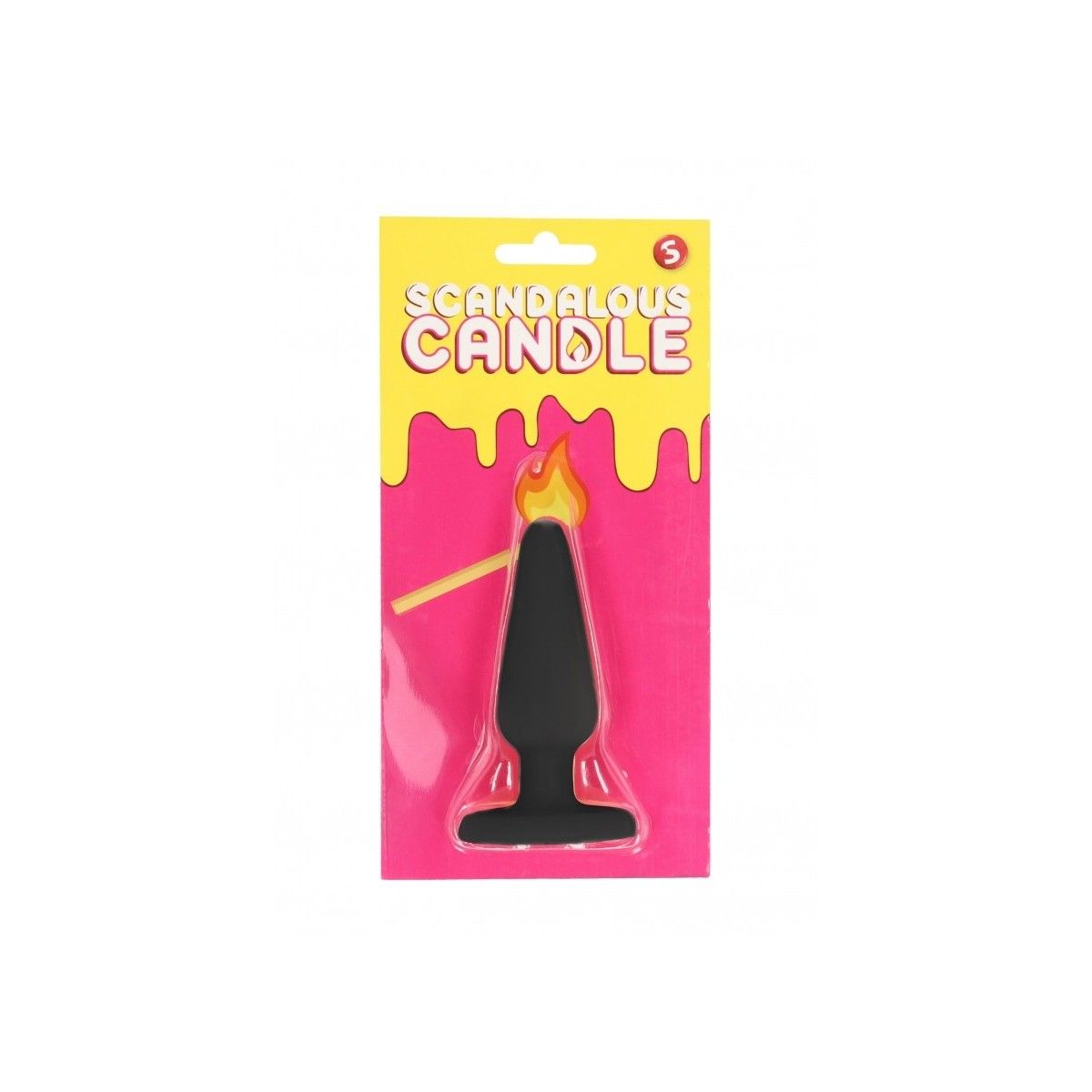 candela Scandalous Candles Butt Plug Black