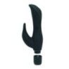 Vibratore rabbit design silicone nero Vibratore rabbit design silicone nero