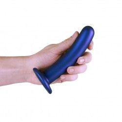 Dildo ventosa liscio punto G 15 cm Blue Dildo ventosa liscio punto G 15 cm Blue