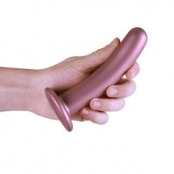 Dildo ventosa liscio punto G 15 cm Rose Gold Dildo ventosa liscio punto G 15 cm Rose Gold