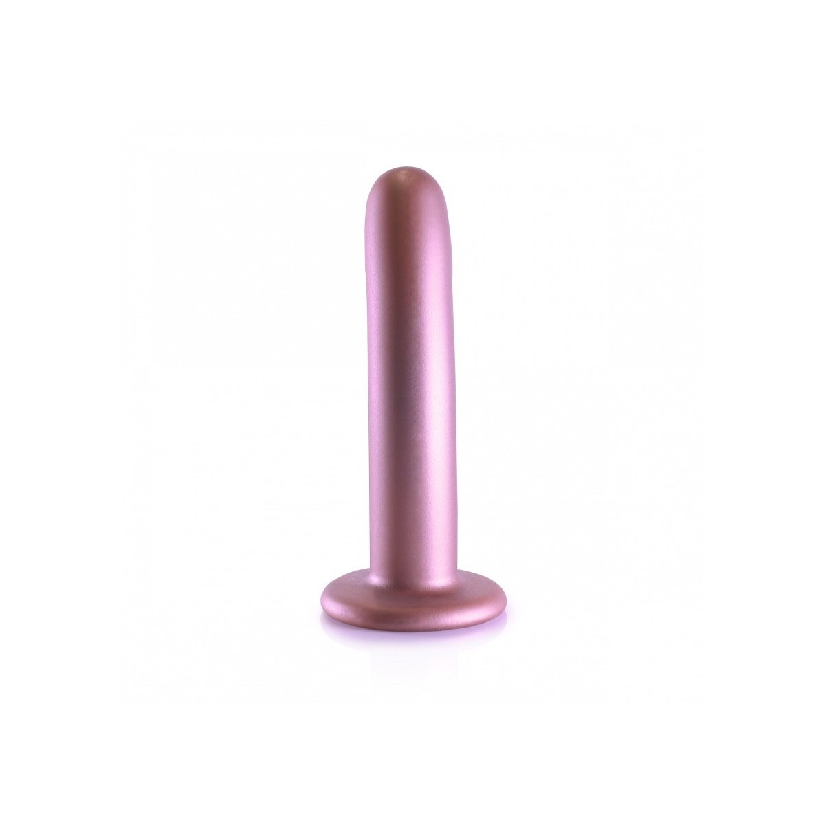 Dildo vaginale con ventosa Smooth G-Spot Dildo 6'' / 14,5 cm Rose Gold