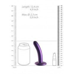 Dildo ventosa liscio punto G 12.5 cm Purple Dildo ventosa liscio punto G 12.5 cm Purple