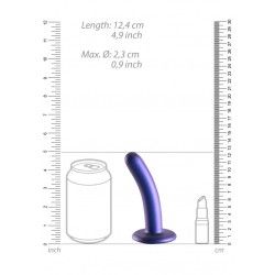 Dildo ventosa liscio punto G 12.5 cm Blue Dildo ventosa liscio punto G 12.5 cm Blue