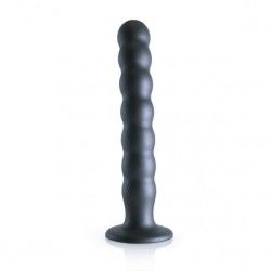 Dildo ventosa sfere punto G 21 cm Gun Metal Dildo ventosa sfere punto G 21 cm Gun Metal