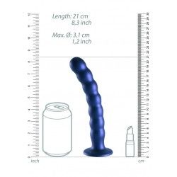 Dildo ventosa sfere punto G 21 cm Blue Dildo ventosa sfere punto G 21 cm Blue