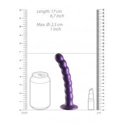 Dildo ventosa sfere punto G 17 cm Purple Dildo ventosa sfere punto G 17 cm Purple