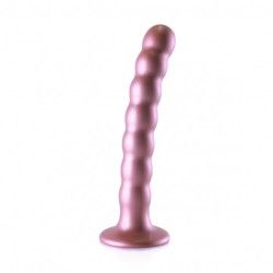 Dildo ventosa sfere punto G 17 cm Rose Gold Dildo ventosa sfere punto G 17 cm Rose Gold