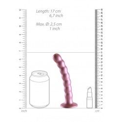 Dildo ventosa sfere punto G 17 cm Rose Gold Dildo ventosa sfere punto G 17 cm Rose Gold