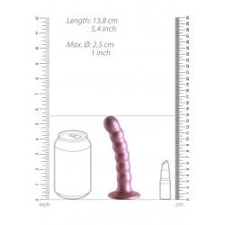 Dildo ventosa sfere punto G 13 cm Rose Gold Dildo ventosa sfere punto G 13 cm Rose Gold
