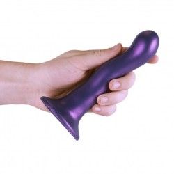 Dildo ventosa curvy punto G 18 cm Purple Dildo ventosa curvy punto G 18 cm Purple