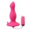 Plug anale vibrante con ventosa fucsia Plug anale vibrante con ventosa fucsia