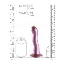Dildo ventosa curvy punto G 18 cm Rose Gold Dildo ventosa curvy punto G 18 cm Rose Gold
