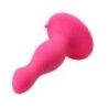 Plug anale vibrante con ventosa fucsia Plug anale vibrante con ventosa fucsia