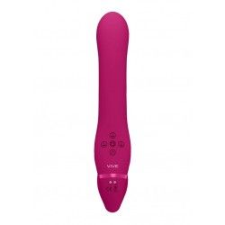 Vibratore strapon e succhia clitoride fucsia Vibratore strapon e succhia clitoride fucsia