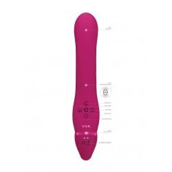 Vibratore strapon e succhia clitoride fucsia Vibratore strapon e succhia clitoride fucsia