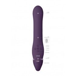 Vibratore strapon e succhia clitoride viola Vibratore strapon e succhia clitoride viola