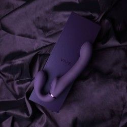 Vibratore strapon e succhia clitoride viola Vibratore strapon e succhia clitoride viola