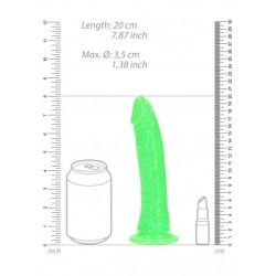 Fallo realistico Slim 20 cm verde fluo Fallo realistico Slim 20 cm verde fluo